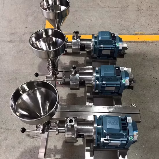 Stainless Steel Sanitary Milk Liquid Rotary Rotor Lobe Pump, CIP Self Priming Liquid-Ring Pump, Screw Pump, Emulsion Pump, Centrifugal Water Pump