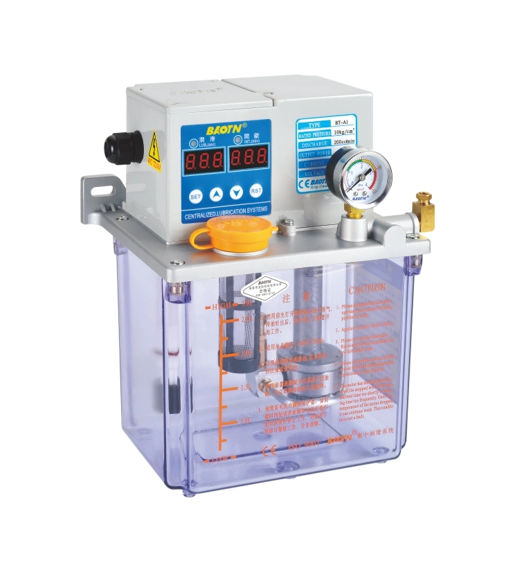 Baotn Mini Electric Oil Transfer Gear Pump Low Pressure 220V for 200cc/Min Throughout Intermittent Electric Pump
