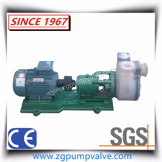 Phosphoric Acid Centrifugal Pump Anti Resistant PTFE Chemical Pump Fluorine Plastic Lined Centrifugal Chemical Pump for Sulfuric Acid, Nitric Acid, etc