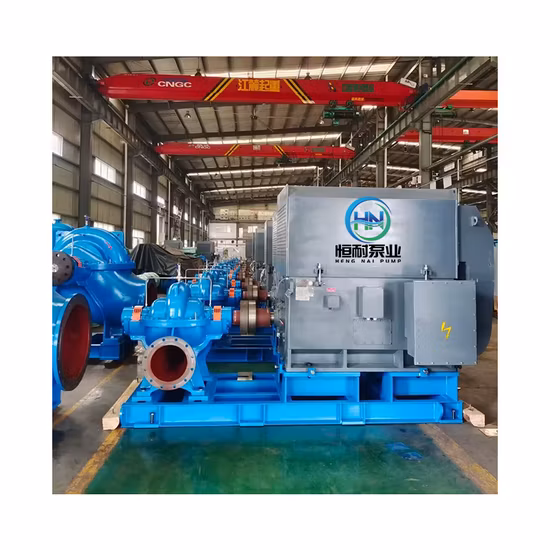 Large Flow Horizontal Single Stage Double Suction Pump Centrifugal Electric Water Pump Split Case Pump