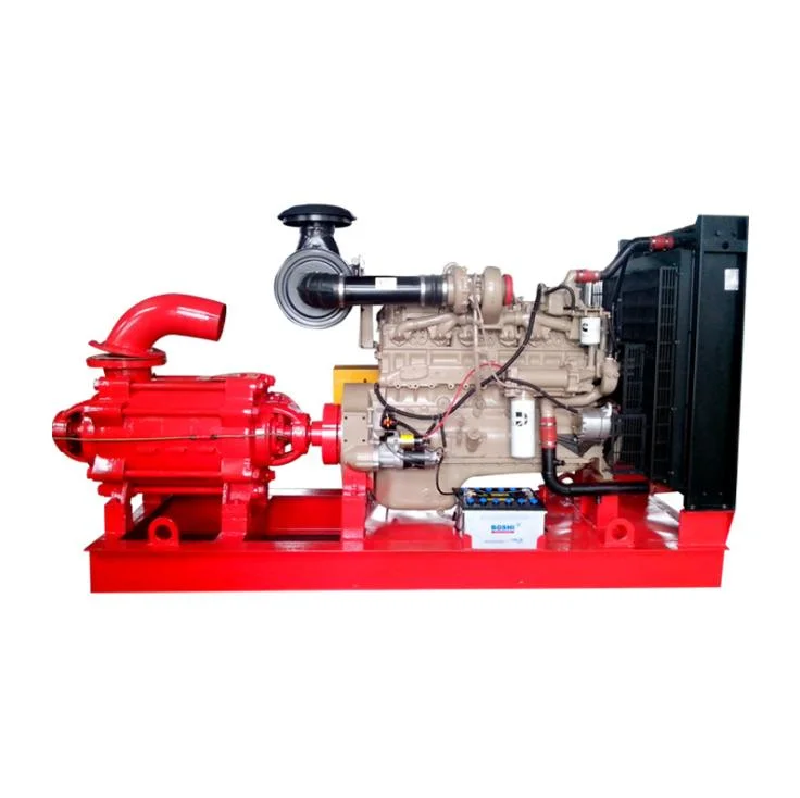Jiahua Factory Horizontal Multistage Diesel Engine Centrifugal Water Pump/Sea Water High-Rise Water Supply Pump/Self-Priming Sewage Pump for Dewatering Flow