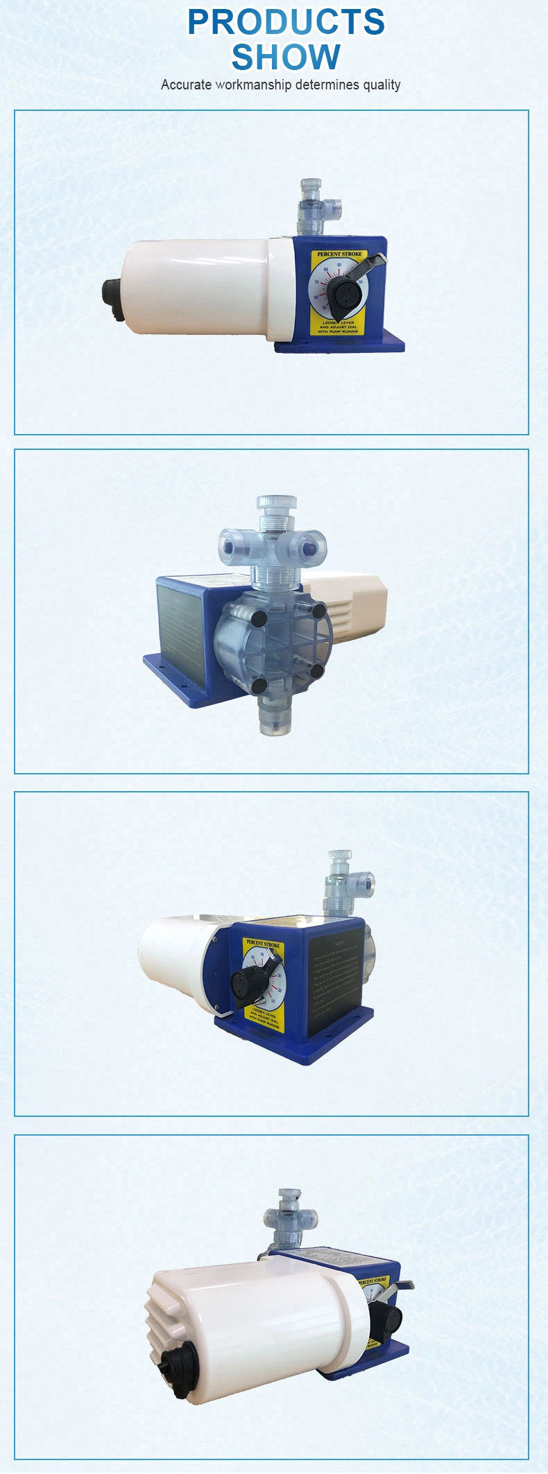 Automatic pH Dosing Pump Metering Pump Double Diaphragm Dosing Pump