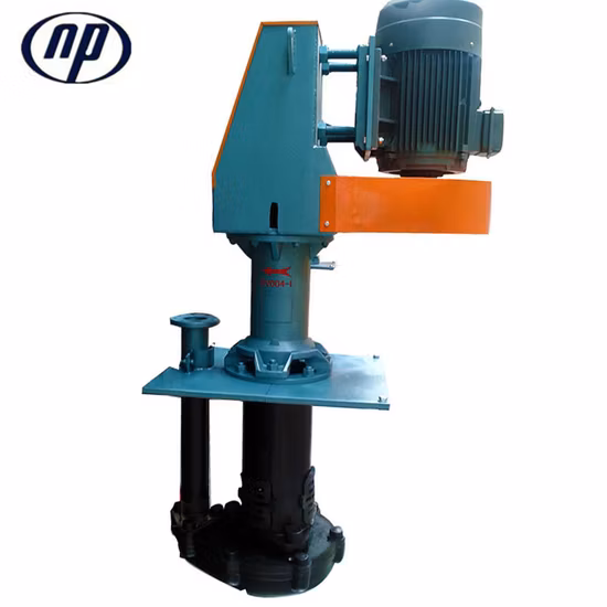 100RV 75 Kw Long Shaft Centrifugal Single Suction Vertical Submerged Slurry Pump