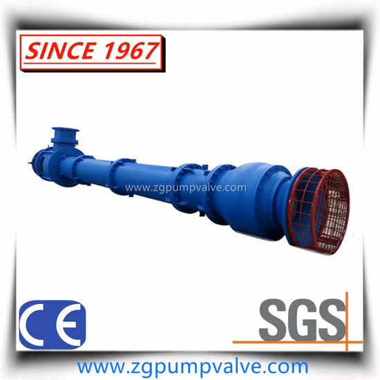Vertical Long Shaft Submerged Sump Pit Sewage Slurry Centrifugal Pump