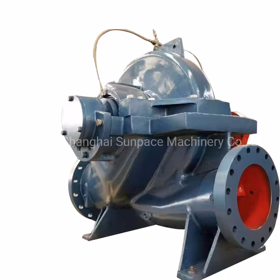 High Efficiency Centrifugal Dewatering Single Stage Double Suction Pump Sea Water Axially Split Case Pump