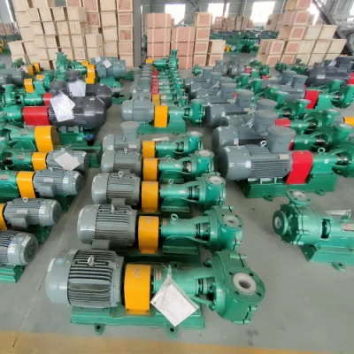 PTFE F46 PFA Lined Centrifugal Pump Lining Industrial Chemical Pump