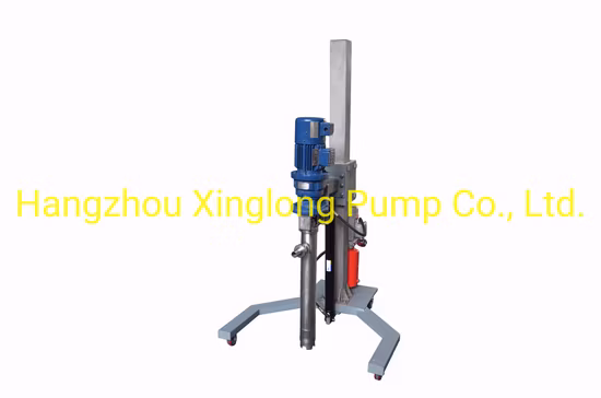 Xinglong Vertical Type Submersible Single Screw Pump with Forklift Vehicle for Emptying Barral